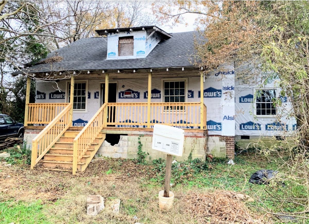Mill house purchased as-is in Kannapolis, NC